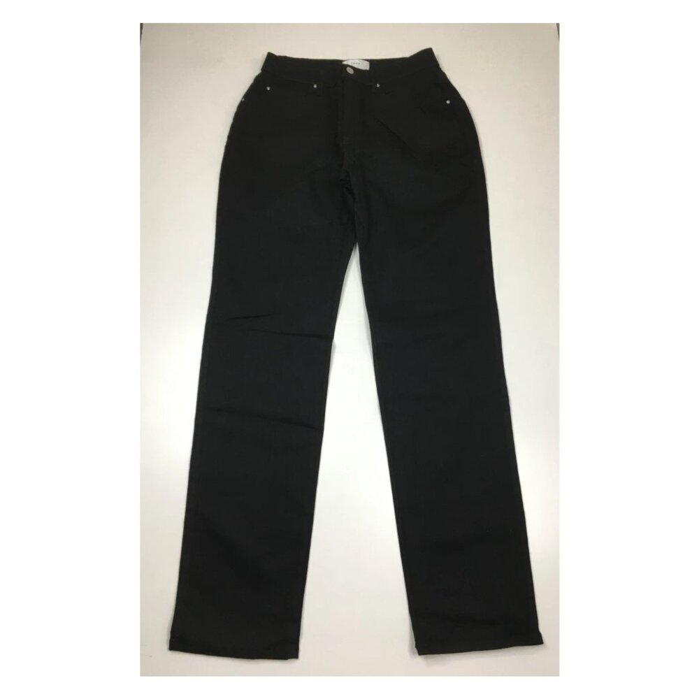 NWOT SENE Studios Black Wash Straight Bespoke/Custom Made 5 Pocket Jeans